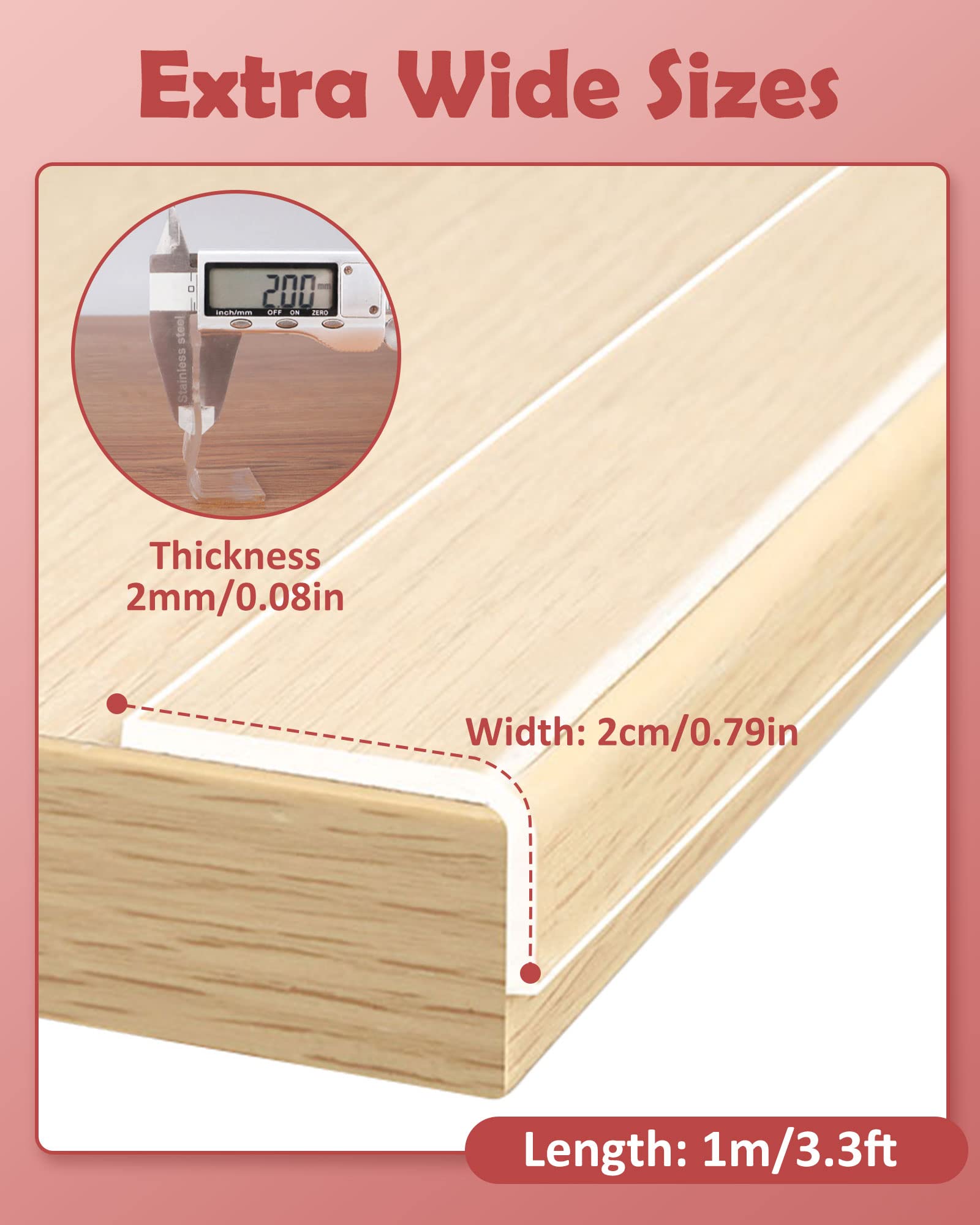 Loiion baby-proofing kit image shows long 3.3ft length for versatile coverage