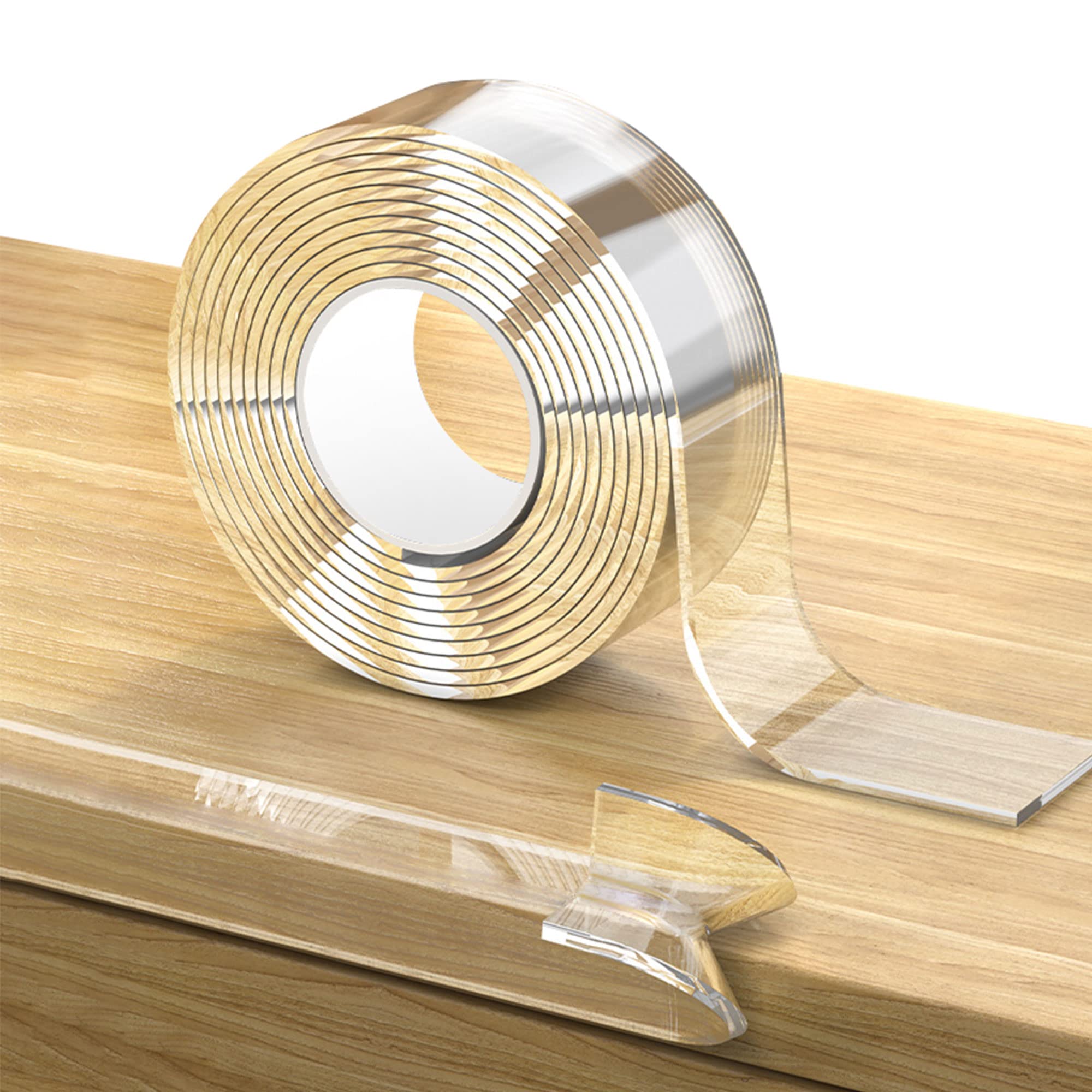 Loiion corner protectors clear strip on furniture offering child-friendly edge safety.