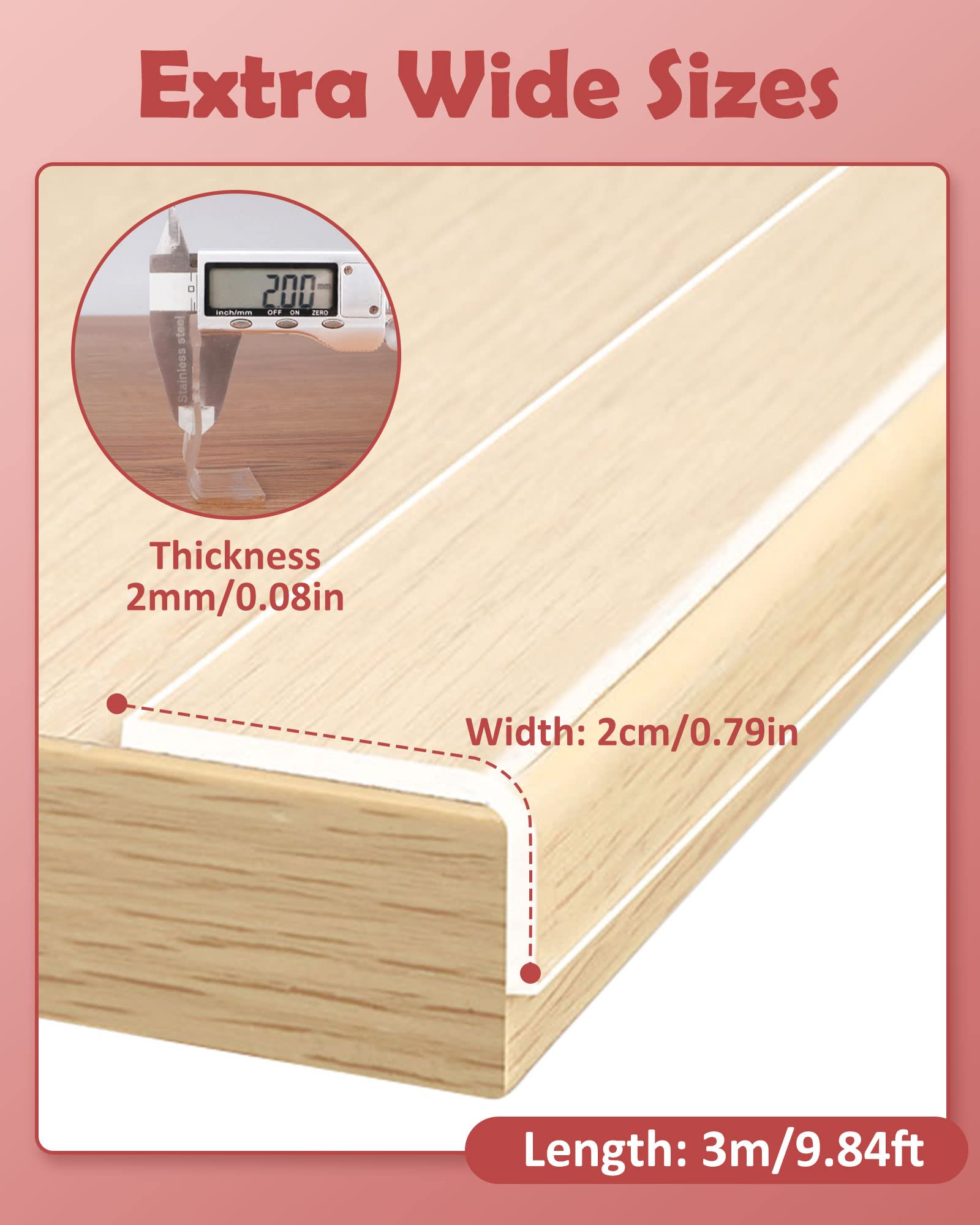 Loiion furniture safety edge for tables and cabinets keeps curious little ones safer.