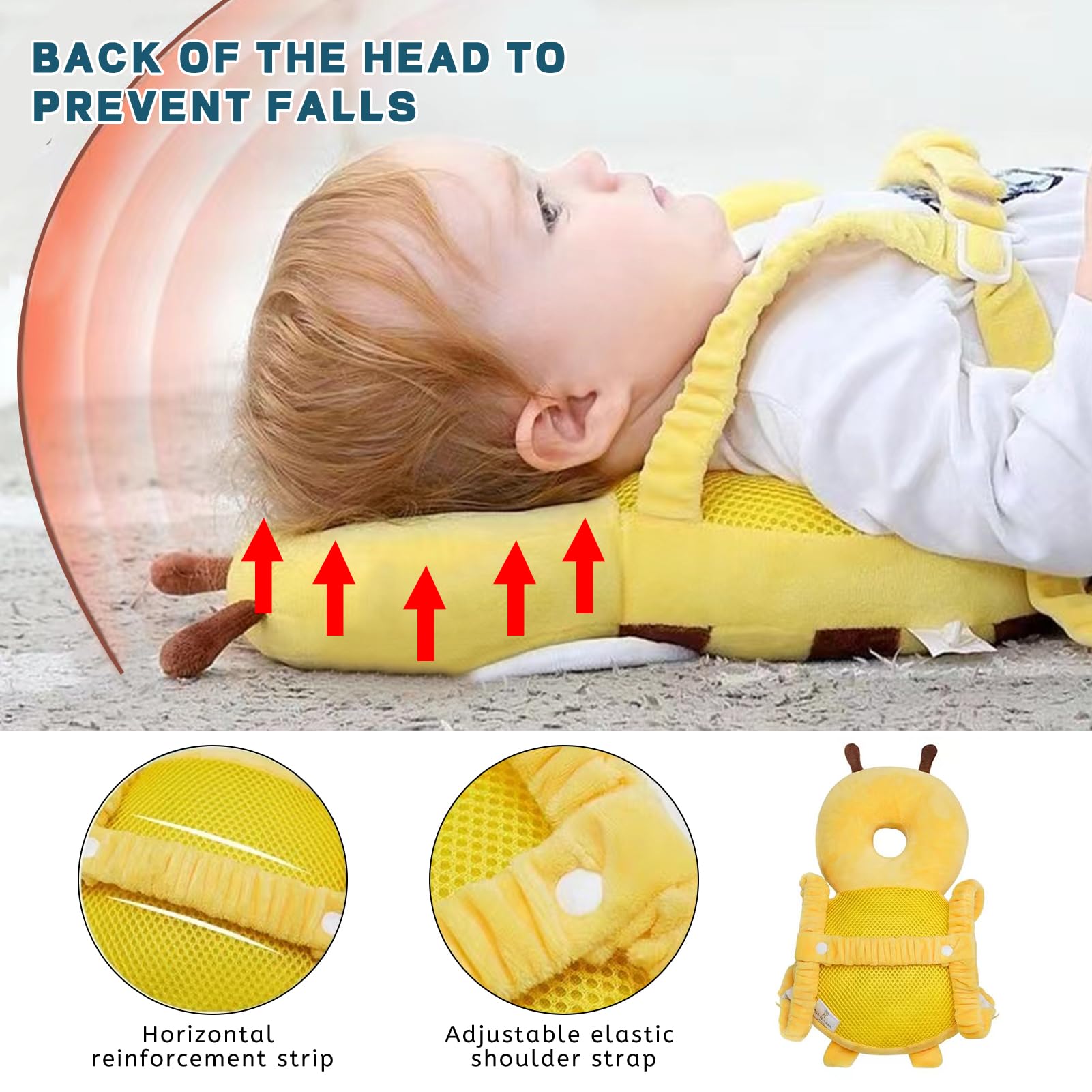 Loisdaro adjustable plush shoulder straps supporting growing babies.