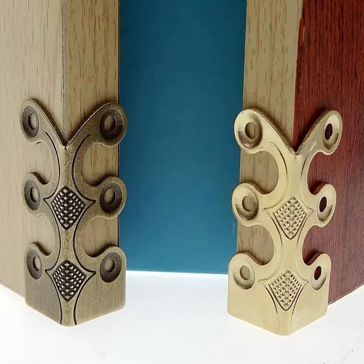 Loisdaro vintage brass corner protector enhances classic decor while guarding edges