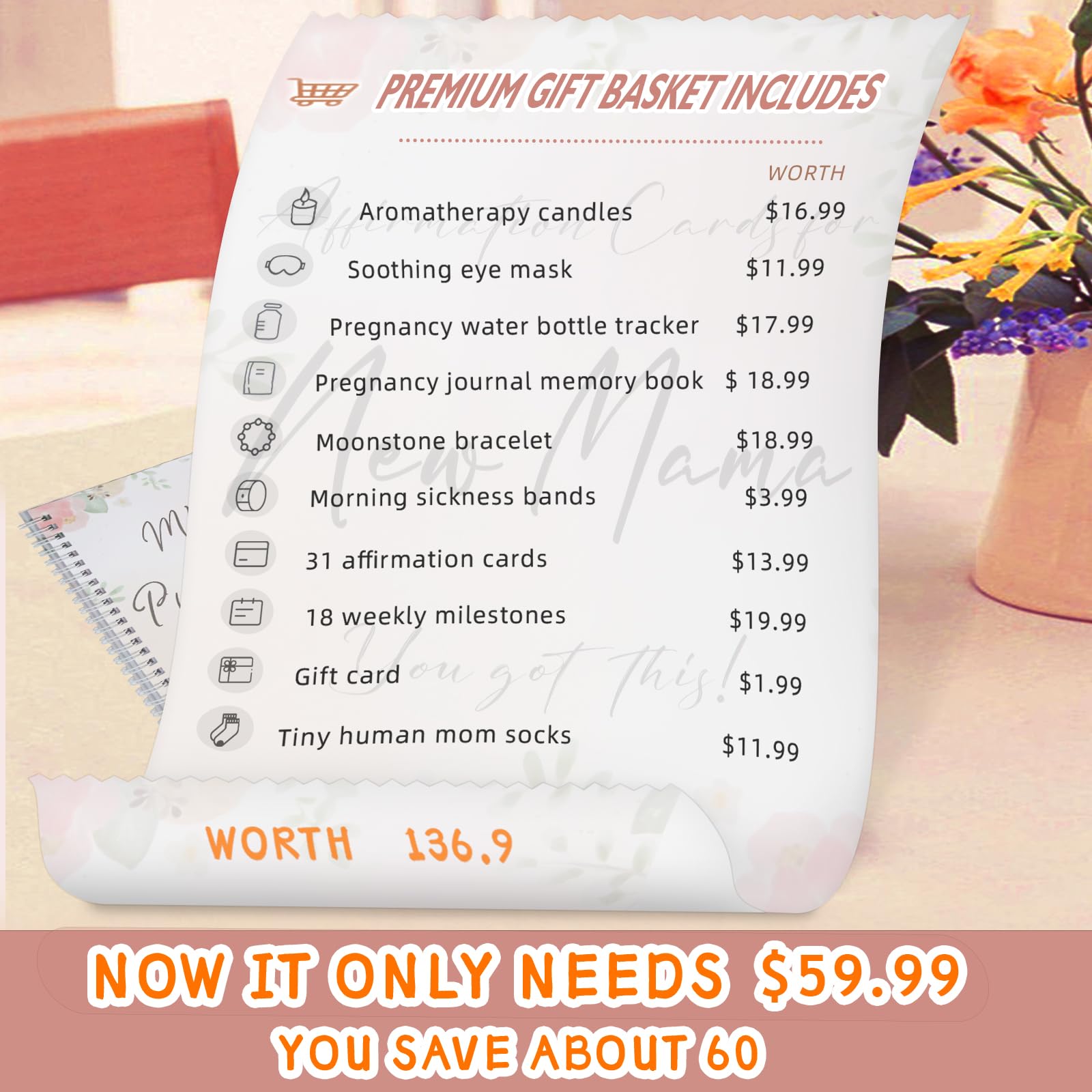 Lokaheadr mommy-to-be candle for relaxing moments
