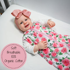 LollyBanks sleep sack zipper detail shows easy bottom access for quick night-time diaper changes
