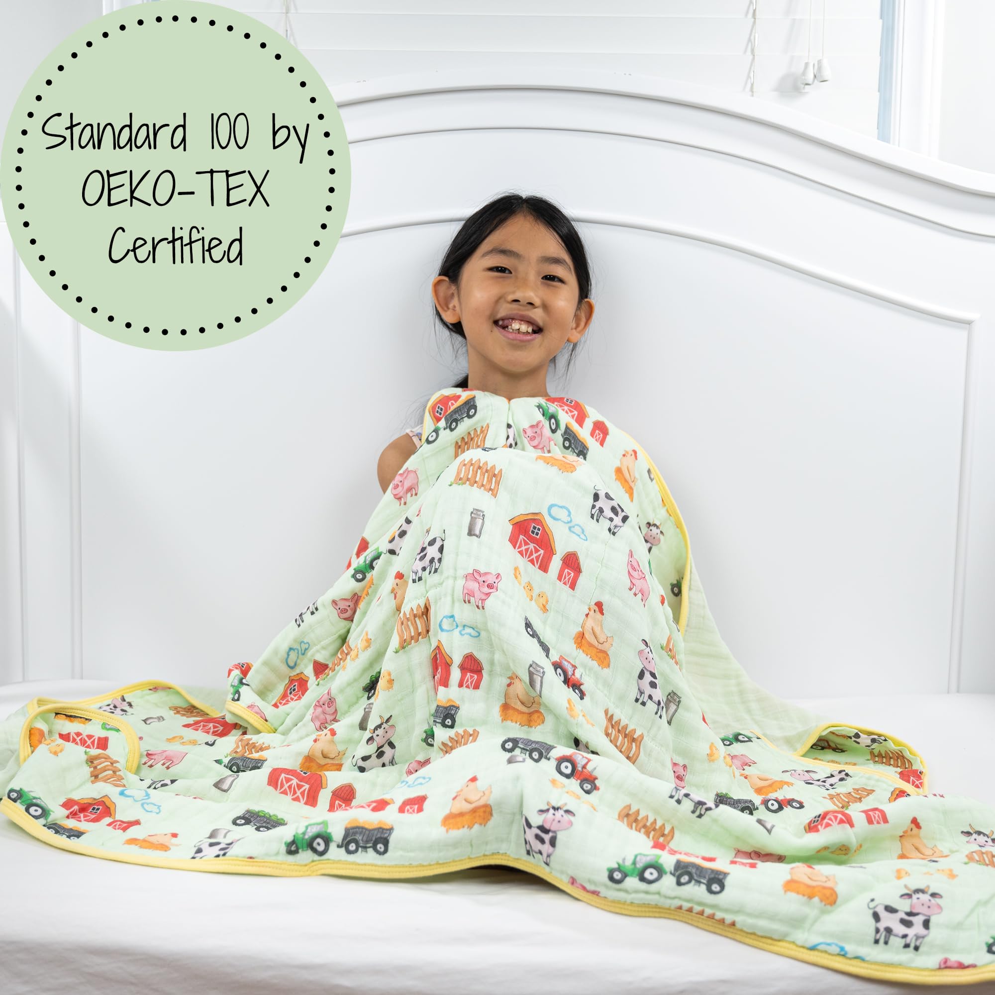 LollyBanks machine washable blanket makes care simple for busy parents.