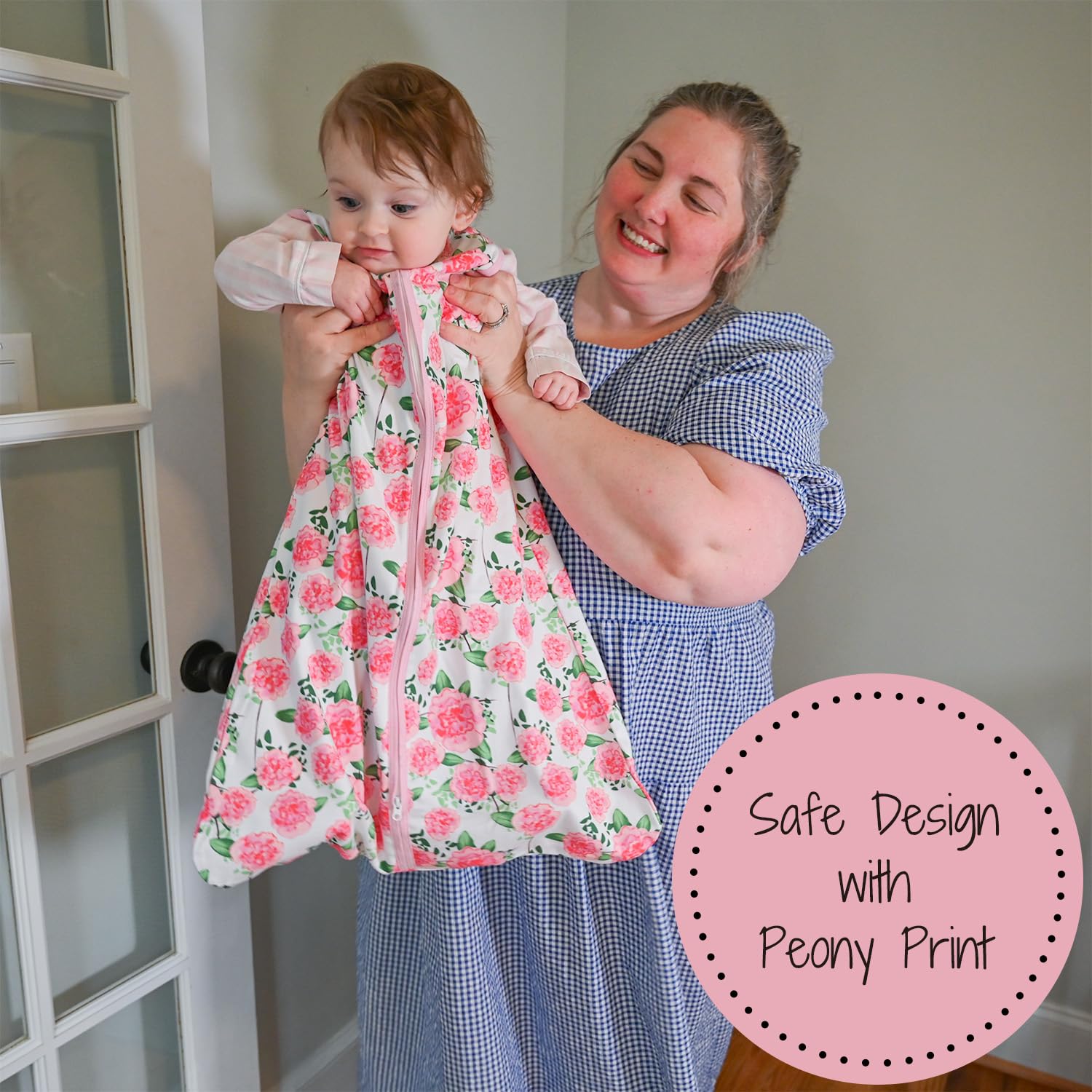 LollyBanks organic cotton texture emphasizes softness against baby skin and breathability