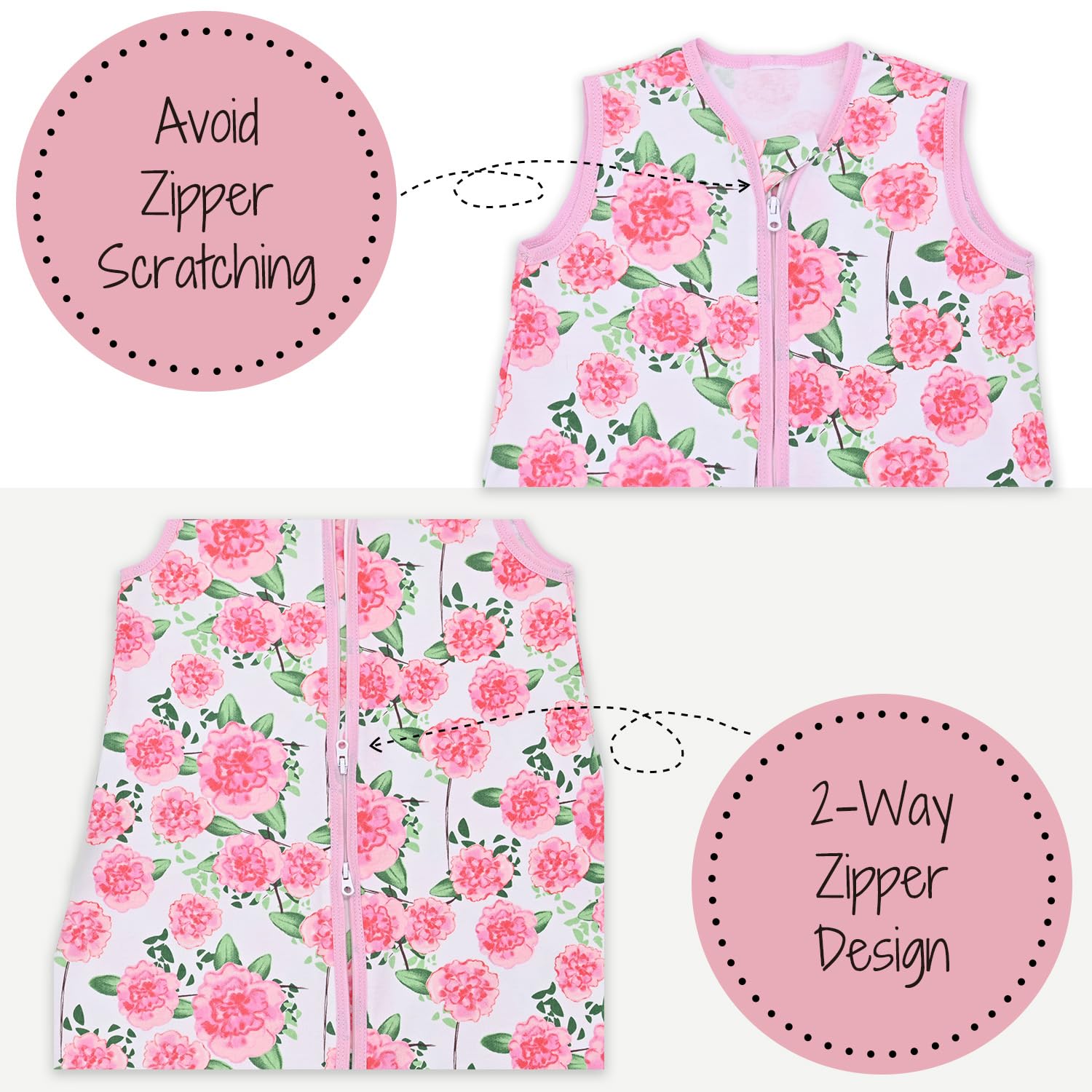 LollyBanks sleep sack sized 0-24 months supports transitions with comfortable layering
