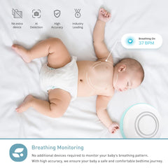 Lollipop baby monitor turquoise live feed on tablet enables remote viewing and sharing