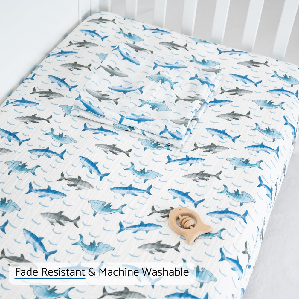 LollyBanks 52x28 standard crib sheet highlights easy changes and reliable compatibility.