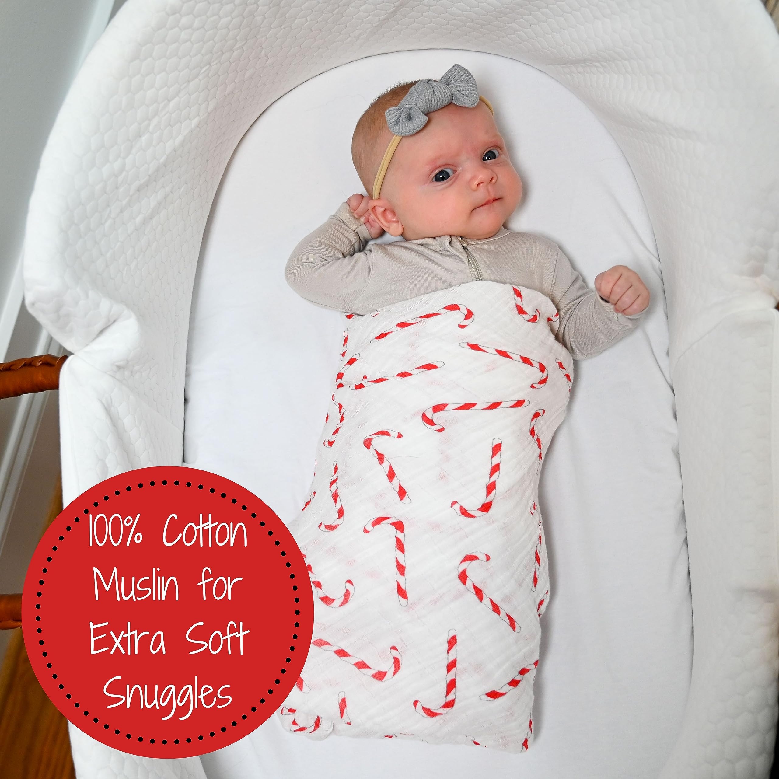 LollyBanks breathable baby blanket suitable for naps and travel