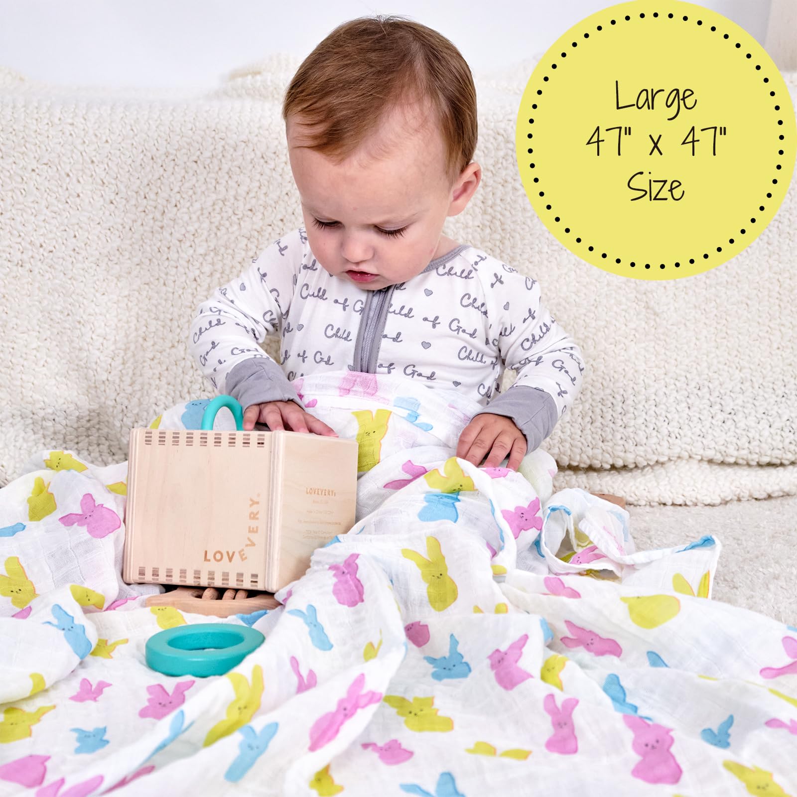 LollyBanks burp-cloth use with swaddle, quick clean-up during feeding times.