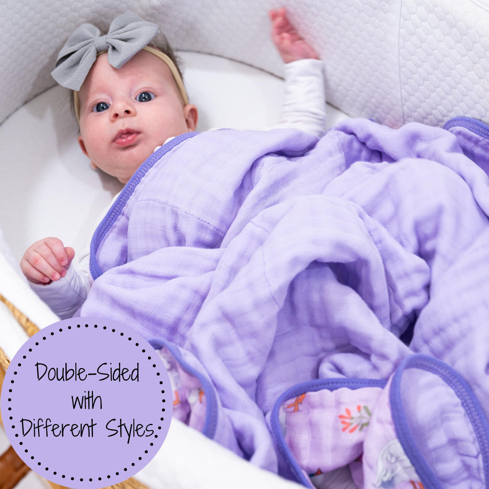 LollyBanks crib-to-travel blanket ready for stroller outings
