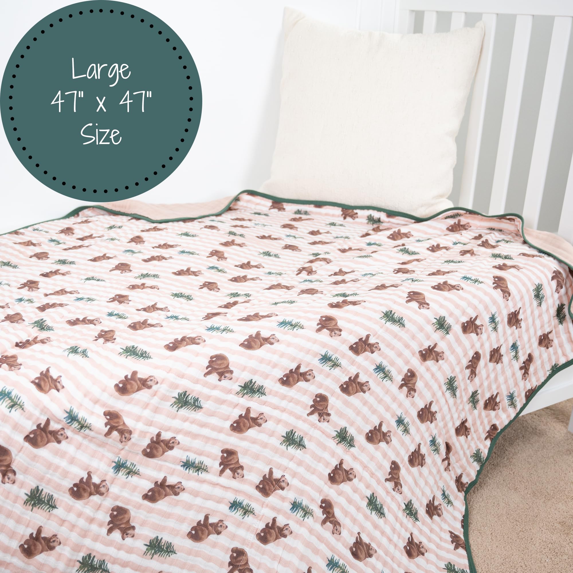 LollyBanks blanket is machine washable and dryer safe for busy families.