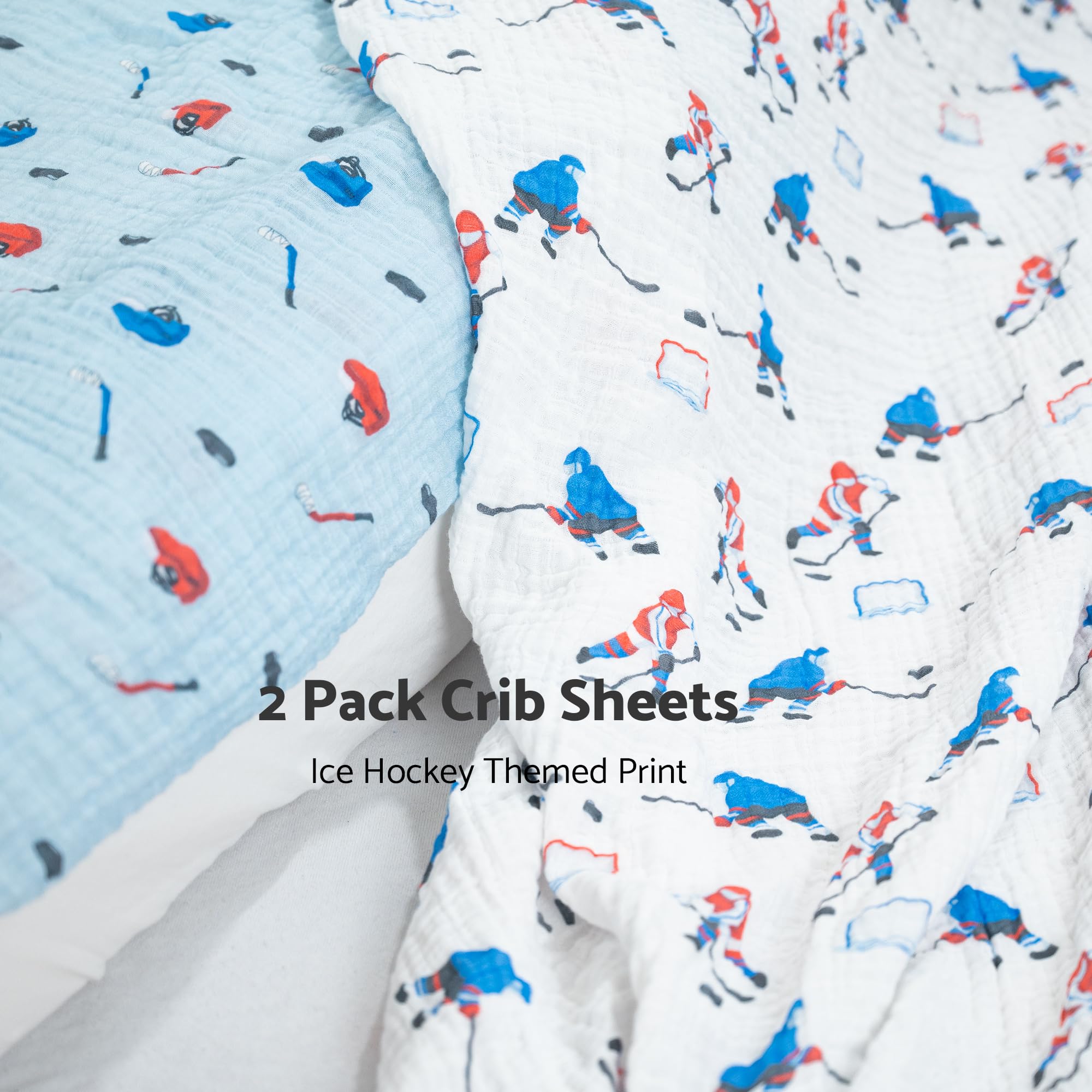 LollyBanks Muslin crib sheets are machine washable for quick, durable resets.