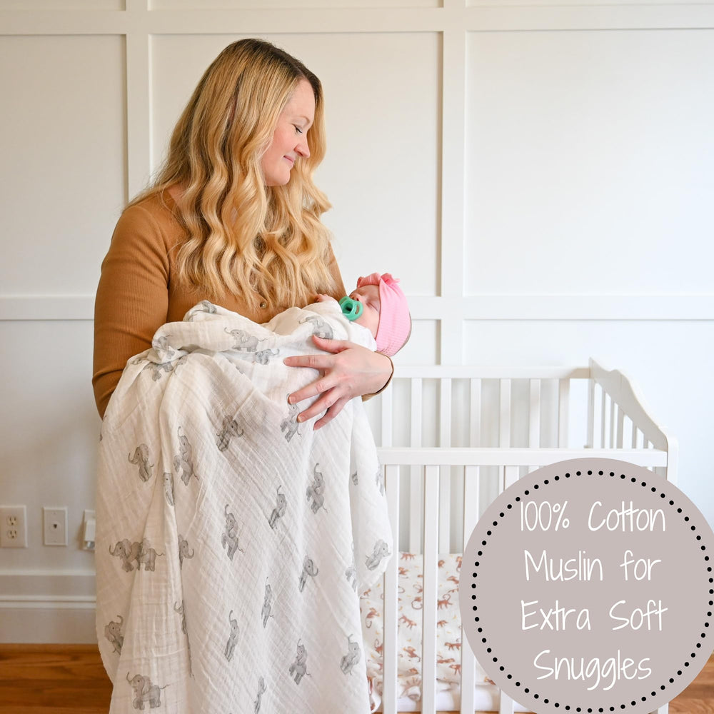 LollyBanks OEKO-TEX certified swaddle blanket for safe use.