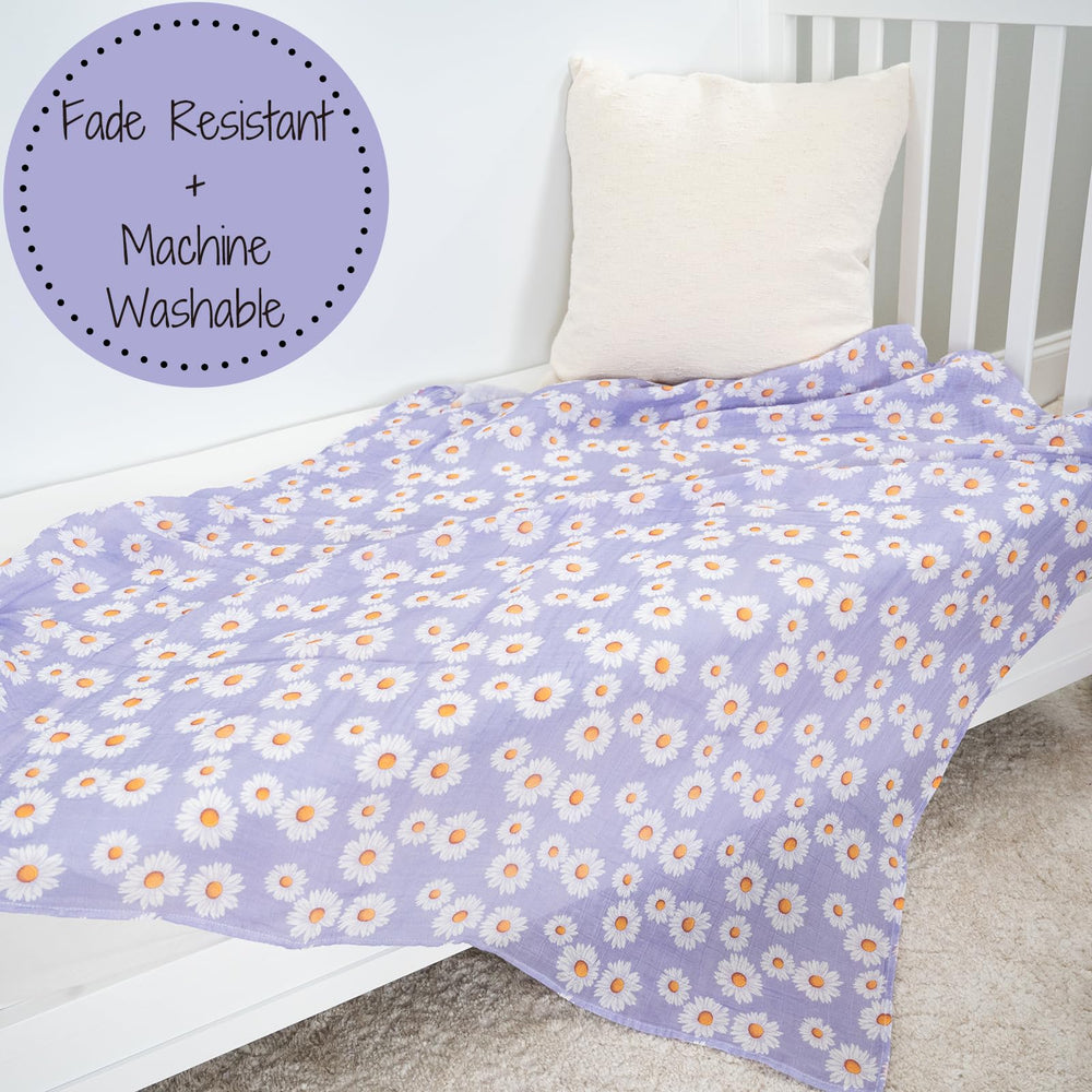 LollyBanks OEKO-TEX certified blanket image emphasizes safe, easy-care machine washing.
