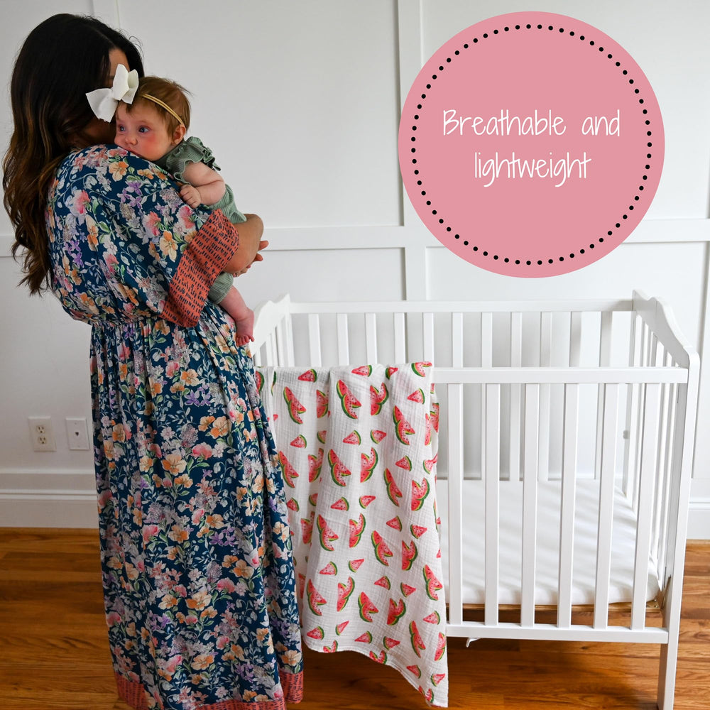 LollyBanks OEKO-TEX certified muslin swaddle is safe and easy to care.