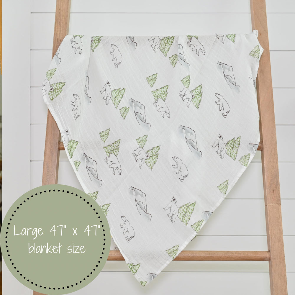 LollyBanks soft cotton muslin swaddle becomes softer after washing