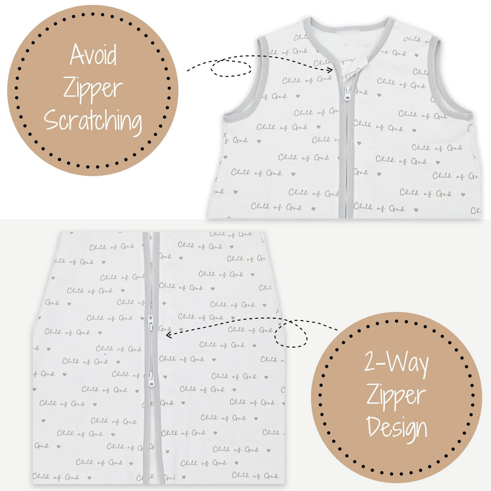 LollyBanks Sleep Sack breathable organic cotton for all-night comfort.