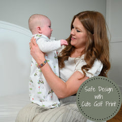 LollyBanks Sleep Sack golf pattern unisex design appealing for baby