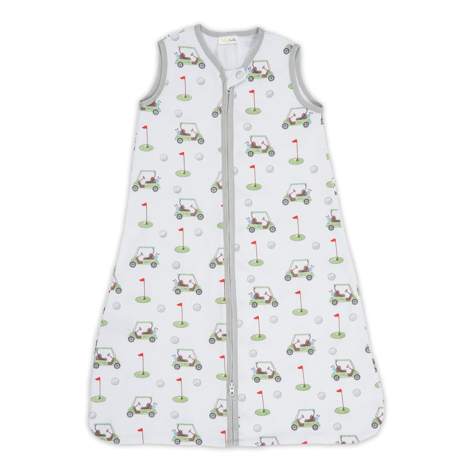 LollyBanks Sleep Sack organic cotton fabric provides gentle touch for baby's skin.