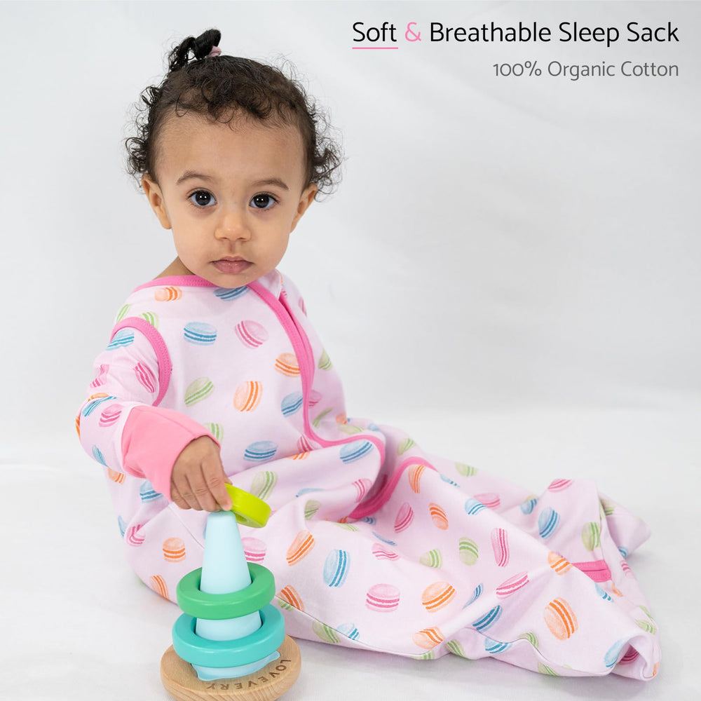 LollyBanks Sleep Sack two-way zipper enables easy diaper changes at night