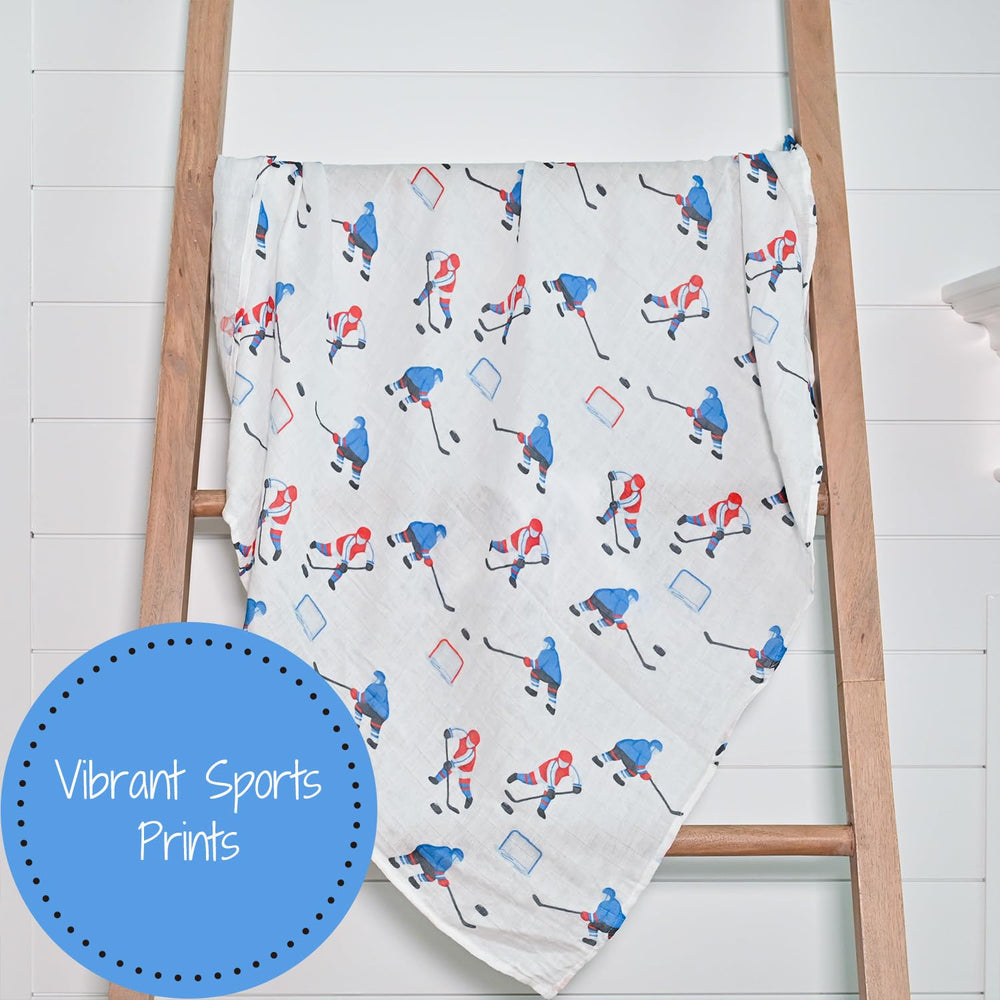 LollyBanks swaddle blanket machine-washable care label emphasizes easy cleanup.