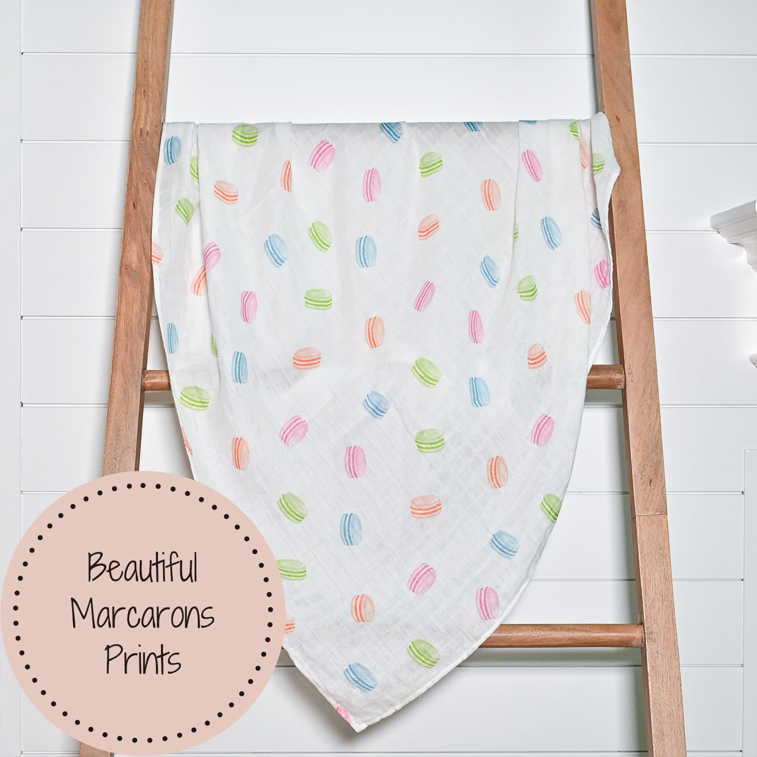 LollyBanks OEKO-TEX certified swaddle communicates safe, durable fabric for busy days.