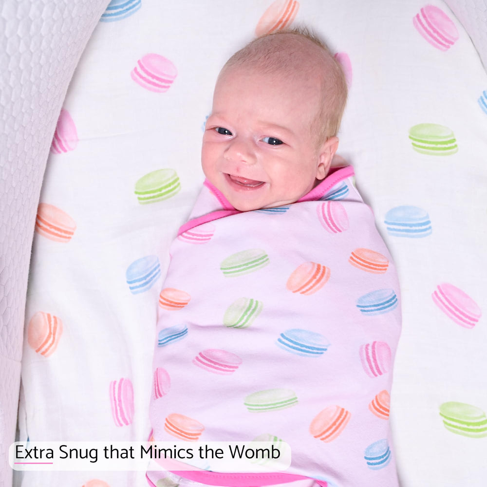 LollyBanks swaddle bottom zipper enables quick, quiet diaper changes for parents.
