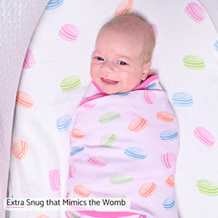 LollyBanks swaddle bottom zipper enables quick, quiet diaper changes for parents.