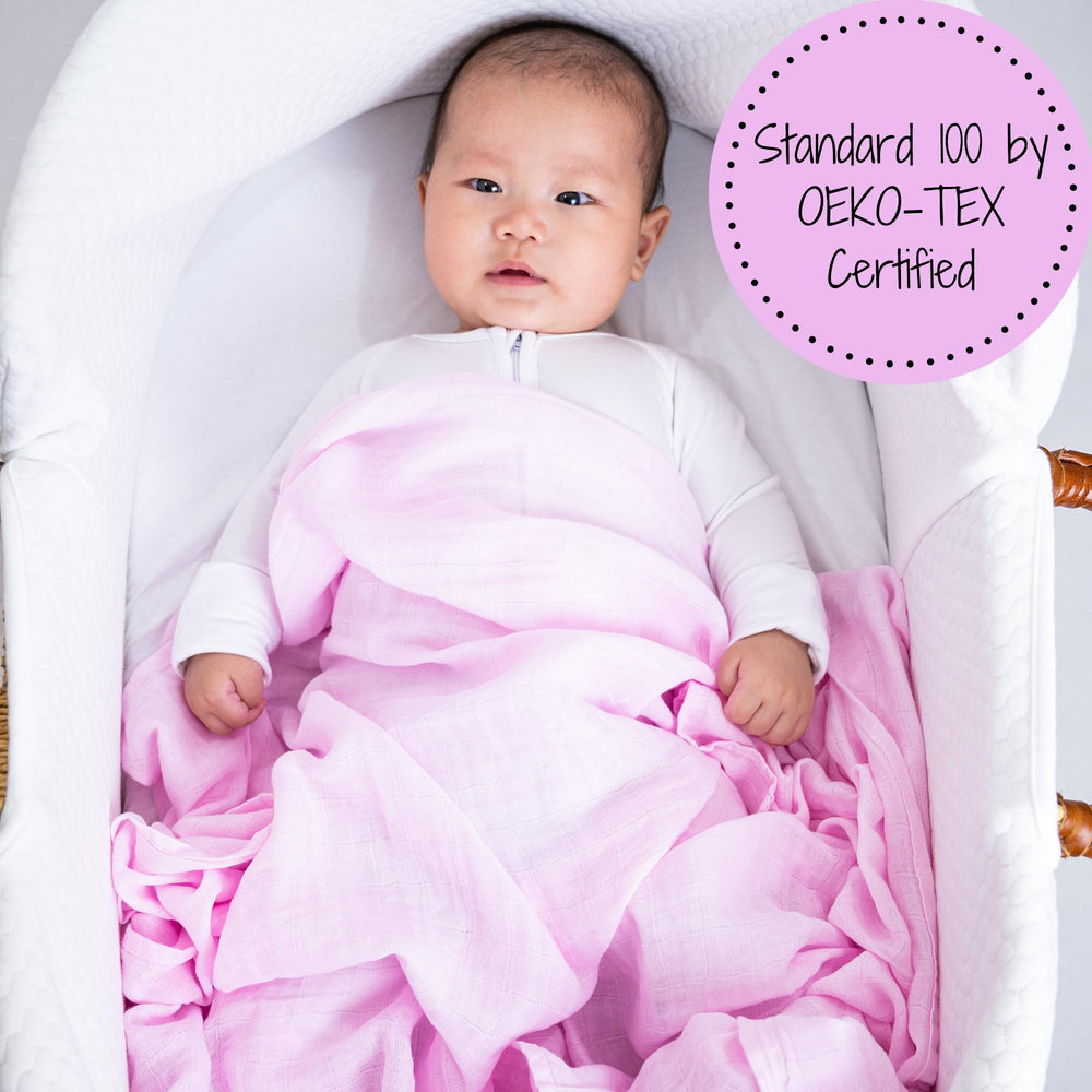 LollyBanks swaddle fits in diaper bag for on-the-go moments