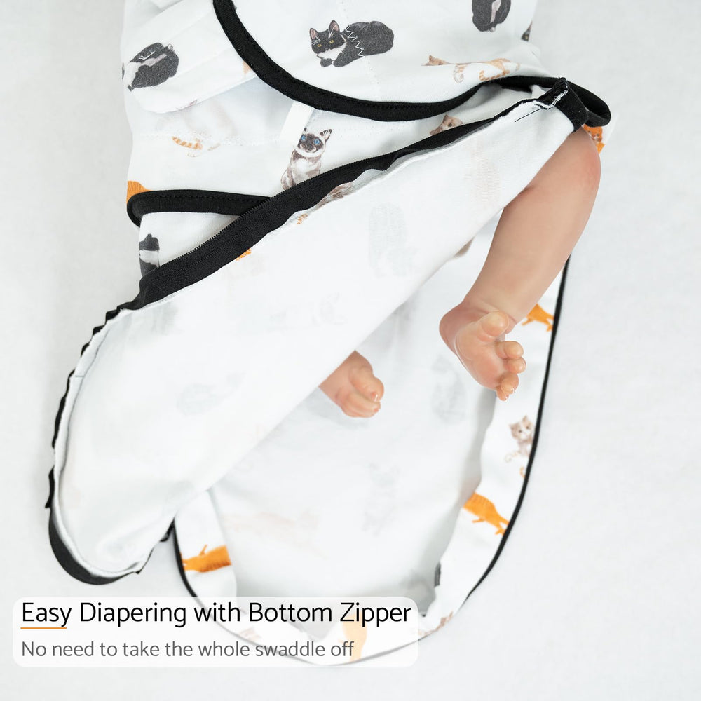 LollyBanks swaddle on baby sleep scene demonstrates secure, soothing naps