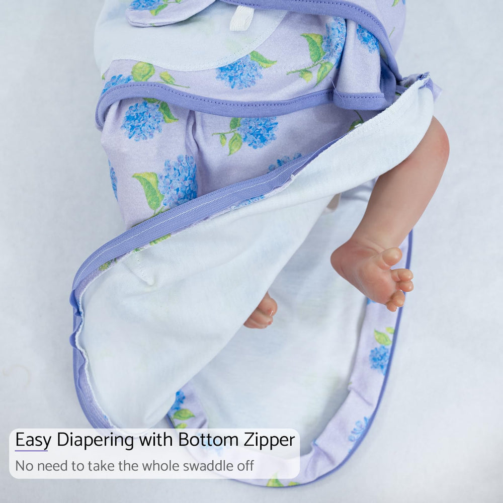 LollyBanks swaddle wings adjustable for a snug, customizable fit