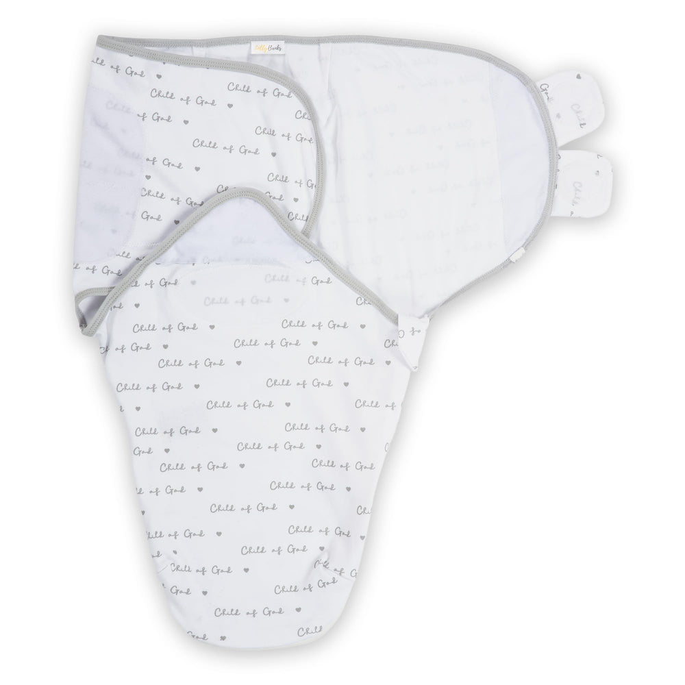 LollyBanks swaddles with organic cotton fabric for gentle skin-friendly comfort.