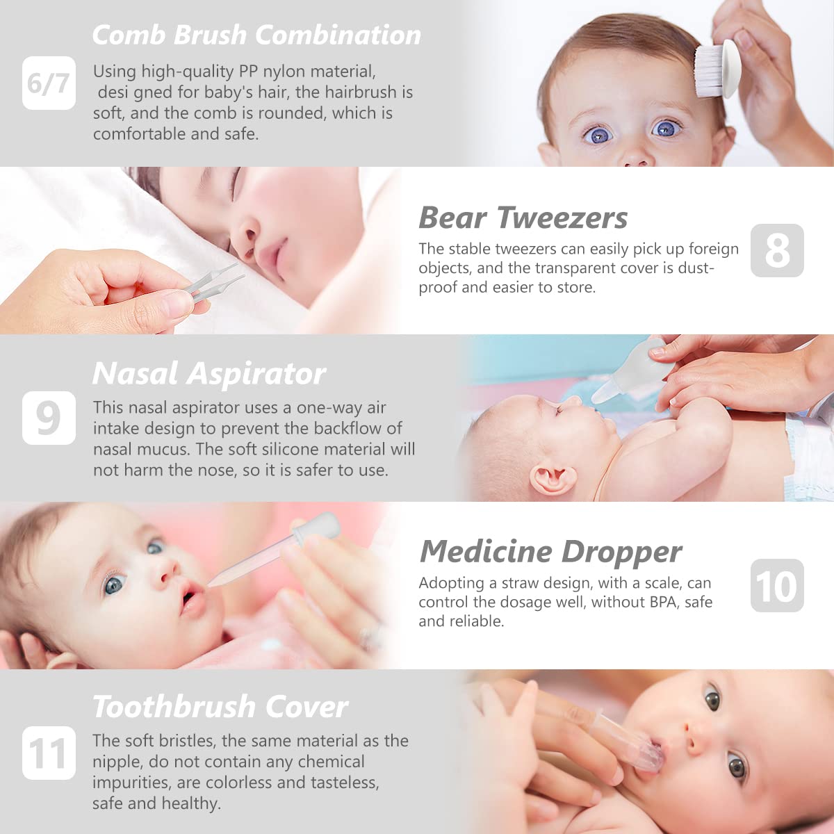LolyyDens nasal-suction enables gentle nasal cleaning for newborn comfort.