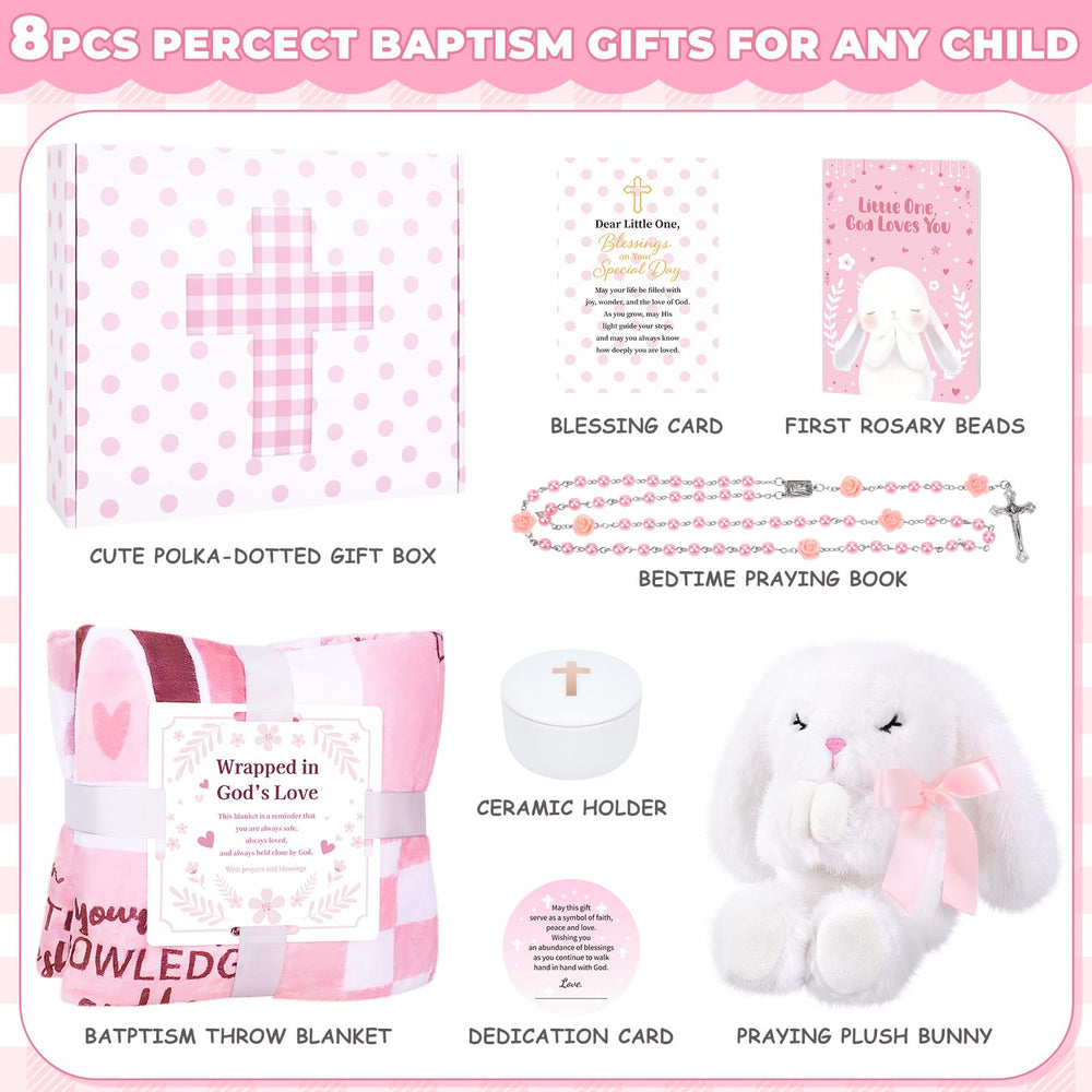LOMEVE baby dedication gift set in nursery decor for christening celebrations