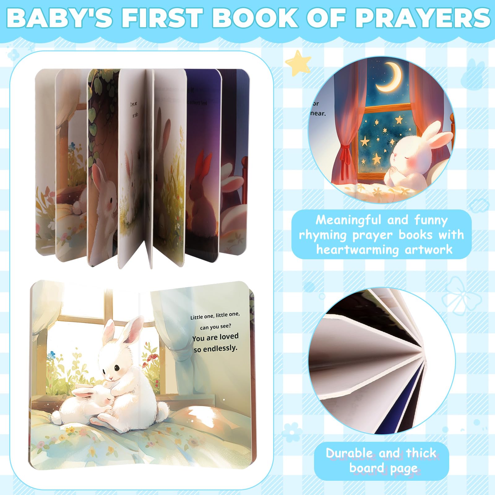 LOMEVE keepsake blanket offers warm comfort and enduring baptism memories.