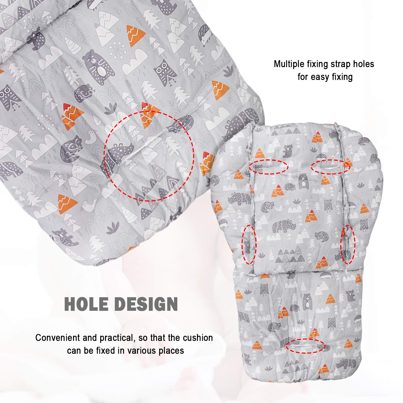 Lomgwumy cushion dimensions ensure compatibility with multiple chairs.