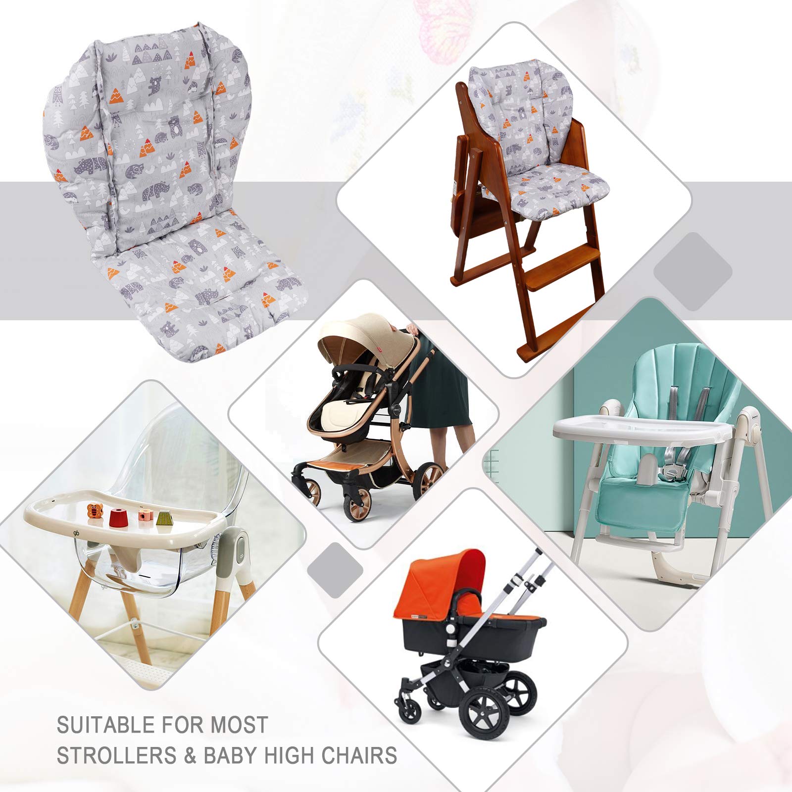 Lomgwumy cushion extension straps prevent movement for safer feeding.