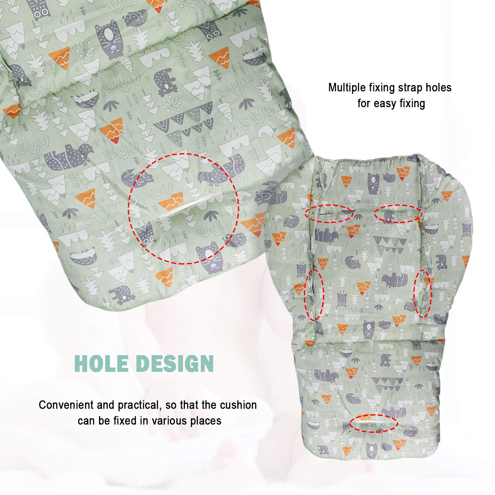 Lomgwumy cushion soft natural cotton material offers skin-friendly comfort.