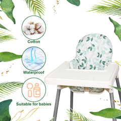 Lomgwumy highchair cushion cotton texture close-up emphasizing comfort and skin-friendly material.