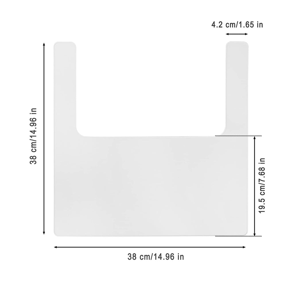 Lomgwumy white placemat close-up highlighting hygienic, easy-care surface