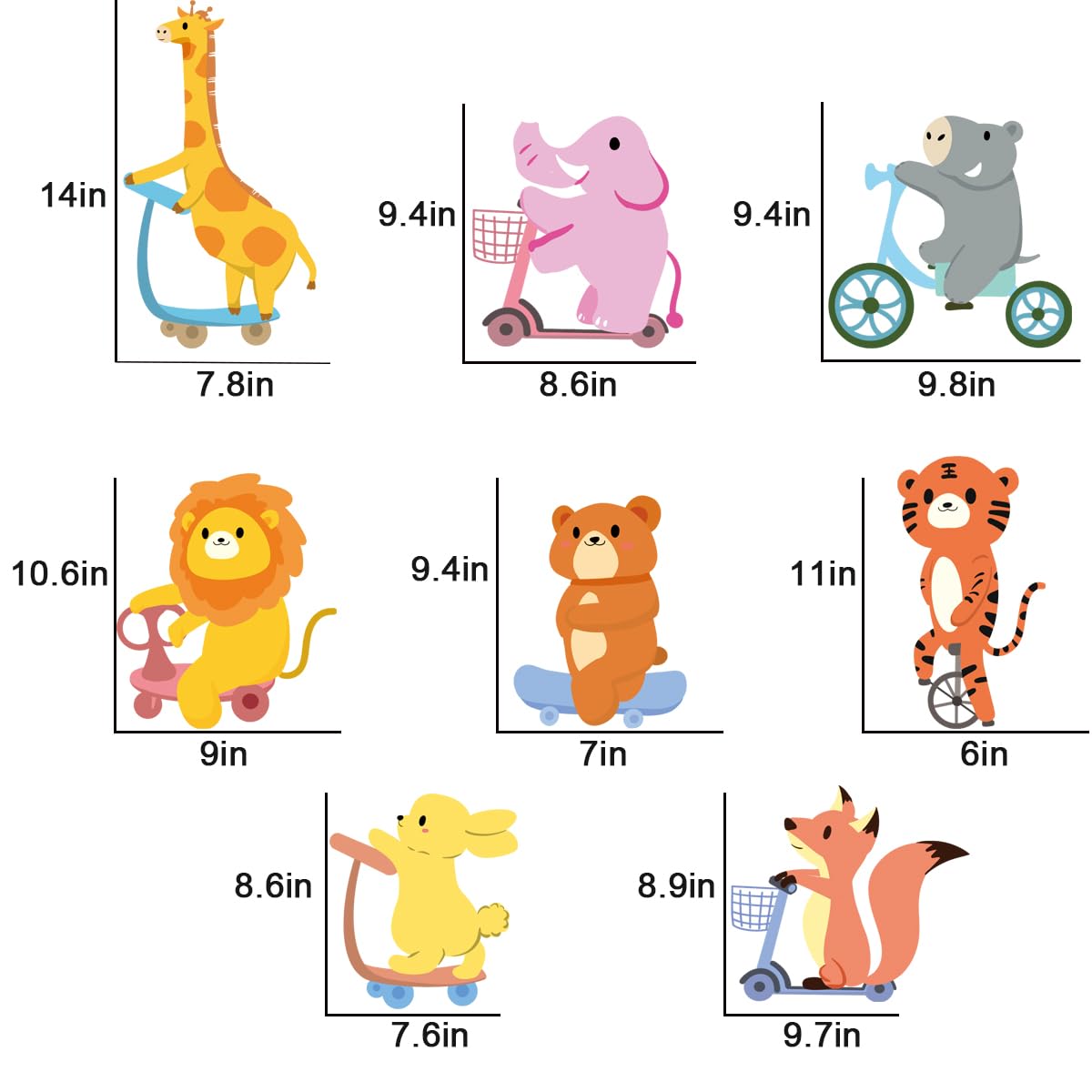 LOMILY animal wall decor for kids classroom inspires playful learning corners.