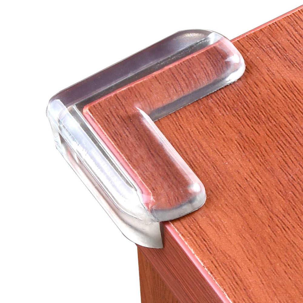 LOMILY Clear Corner Guard Pack front view protects babies at table corners.