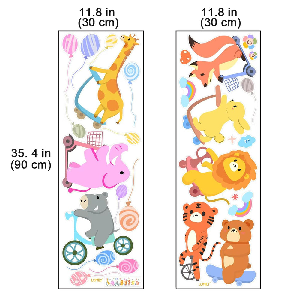 LOMILY durable pvc wall stickers resist daily kid wear.