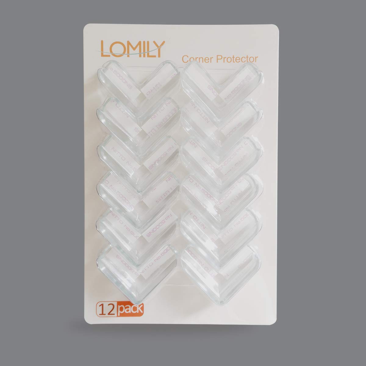 LOMILY edge bumper on table corner provides discreet safety.