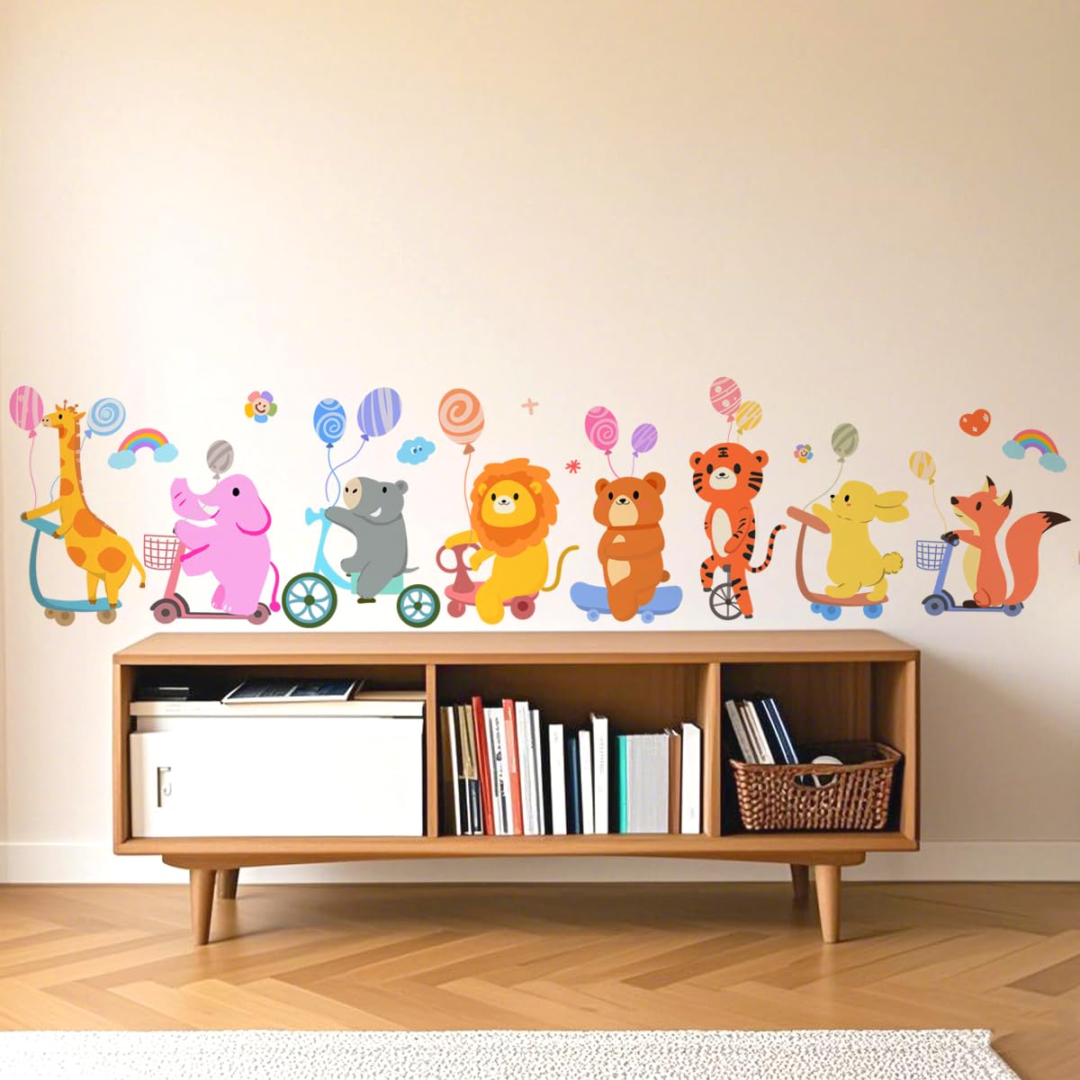 LOMILY large-size wall decals two sheets for flexible playroom decorating ideas.