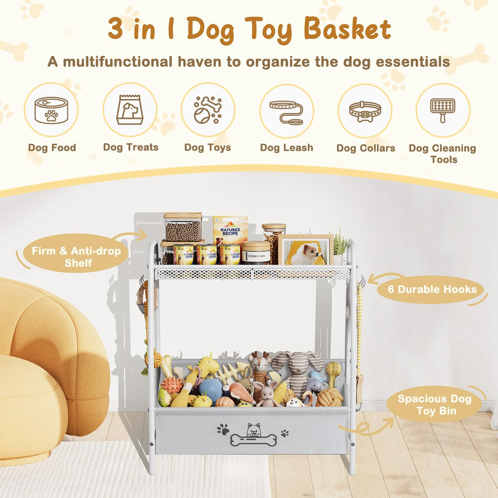 Lomivra dog toy basket being assembled with included tools