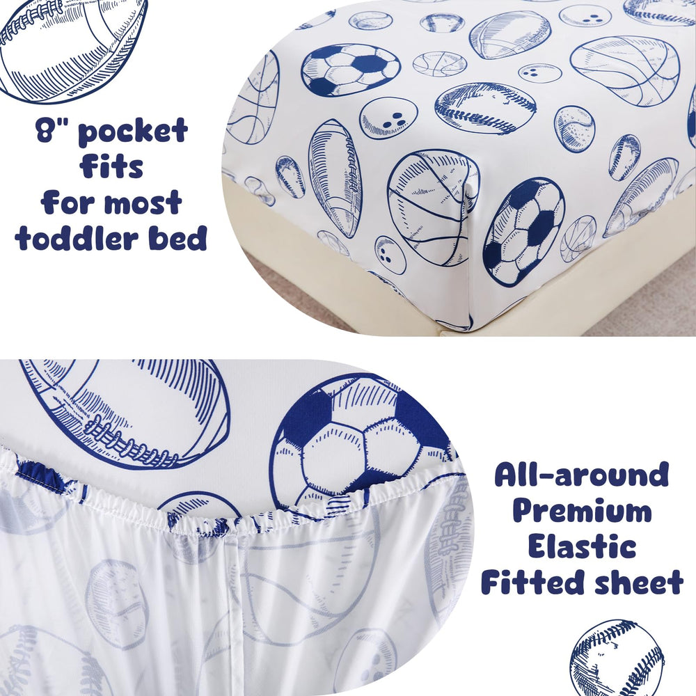 LONAVA fitted sheet with elastic edges for a secure, comfortable fit