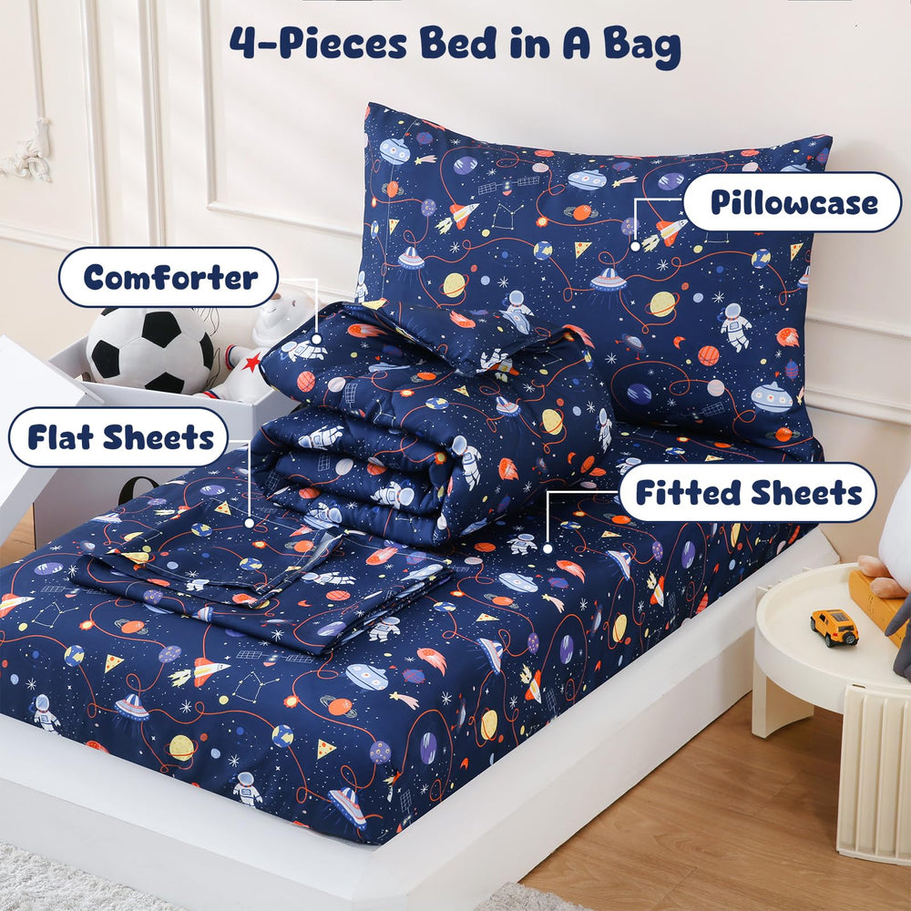LONAVA fade-resistant colors keep the space print vibrant