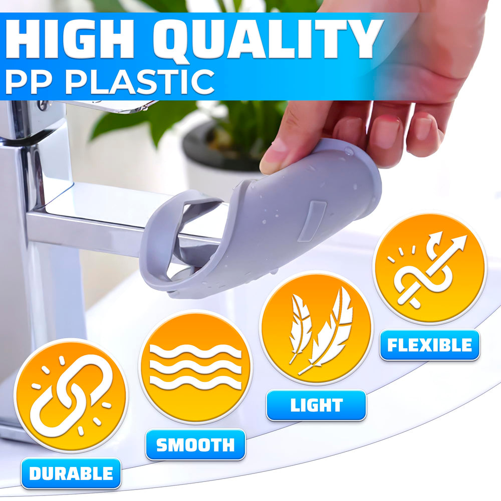 Toddler faucet extender long reach for easier face washing and rinsing